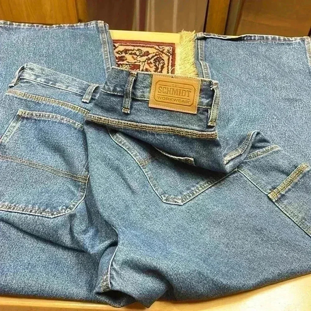 Schmidt work wear men’s brand new jeans. Size 42x30